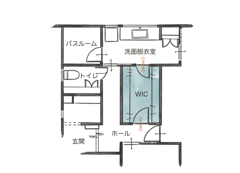 愛知郡 S様邸 平面図画像