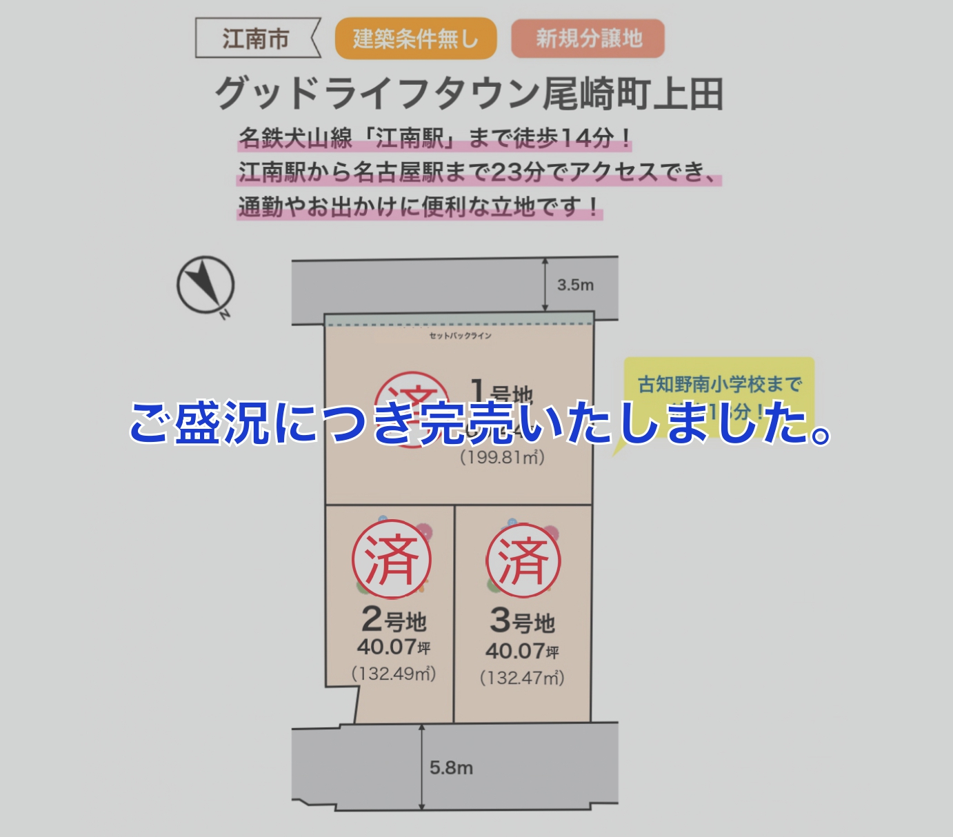 【愛知県江南市】<br>グッドライフタウン尾崎町上田